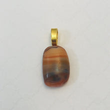 Load image into Gallery viewer, Zion&#39;s River Canyon-Fused-Glass-Pendant