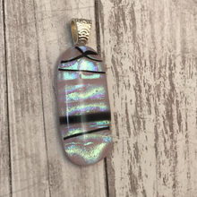 Load image into Gallery viewer, Tuxedo Junction-Fused-Glass-Pendant