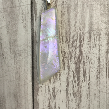 Load image into Gallery viewer, White Creamsicle-Fused-Glass-Pendant