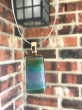 Load image into Gallery viewer, Seafoam-Glass-Fused-Pendant