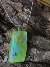 Load image into Gallery viewer, Tree Frog-Fused-Glass-Pendant