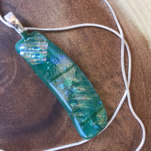 Load image into Gallery viewer, Winter Fir -Fused-Glass-Pendant