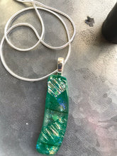 Load image into Gallery viewer, Winter Fir -Fused-Glass-Pendant