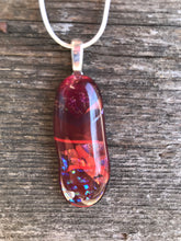 Load image into Gallery viewer, Wild Rose -Fused-Glass-Pendant