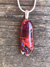 Load image into Gallery viewer, Wild Rose -Fused-Glass-Pendant