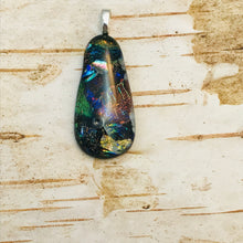 Load image into Gallery viewer, Rainbow Resin-Glass-Fused-Pendant