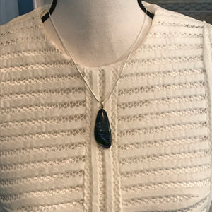 Smaragdine-Glass-Fused-Pendant