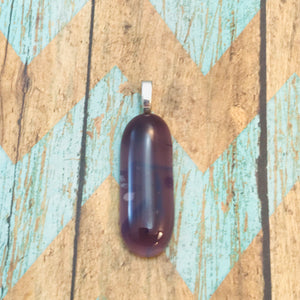 Purple Essence- Glass-Fused-Pendant