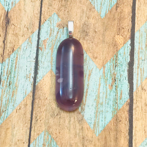 Purple Essence- Glass-Fused-Pendant