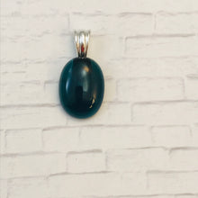 Load image into Gallery viewer, Teal Neel-Fused-Glass-Pendant