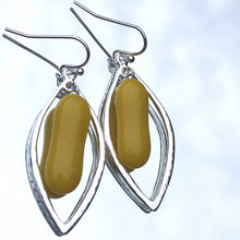 Load image into Gallery viewer, Yellow Jasper-Fused-Glass-Earrings