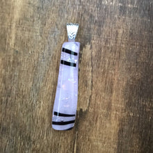 Load image into Gallery viewer, Tuxedo Time -Fused-Glass-Pendant