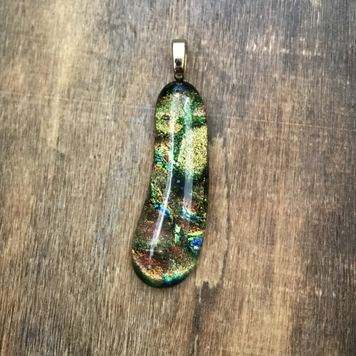 River Canyon-Glass-Fused-Pendant