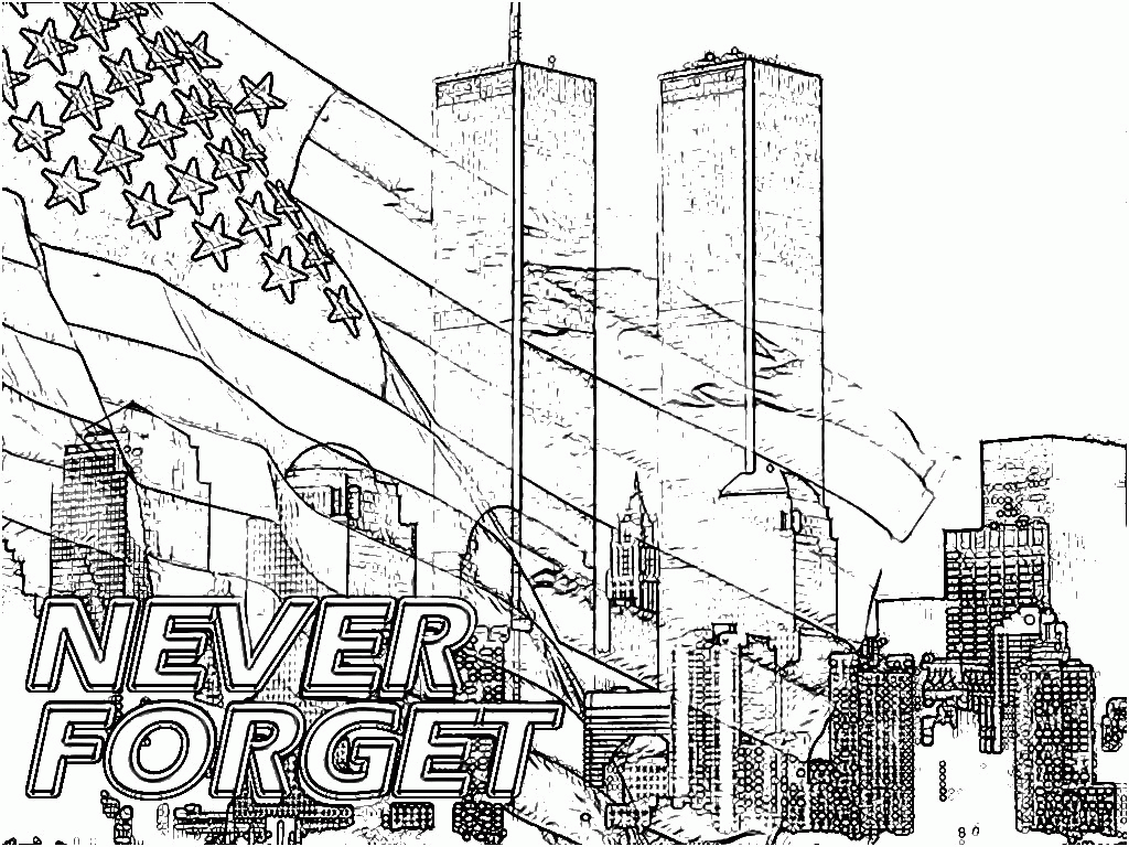 September 11 coloring page