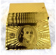 Load image into Gallery viewer, 24 Carat Gold Playing Card