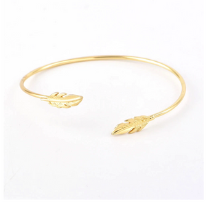 Gold Feather Bracelets