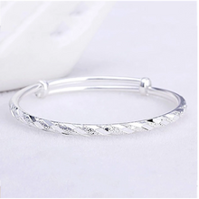 Load image into Gallery viewer, Silver Etched Bracelet