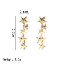 Load image into Gallery viewer, Star Climber Earrings