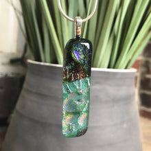 Load image into Gallery viewer, Twilight Transition Fused-Glass-Pendant