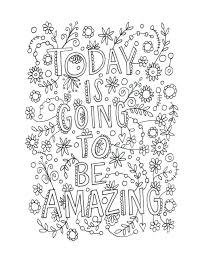 Awesome Day Coloring page
