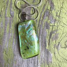 Load image into Gallery viewer, Tree Frog-Fused-Glass-Pendant